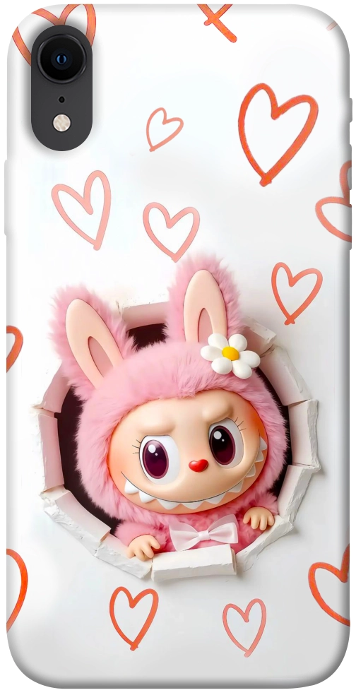 Чехол Labubu paper для iPhone XR