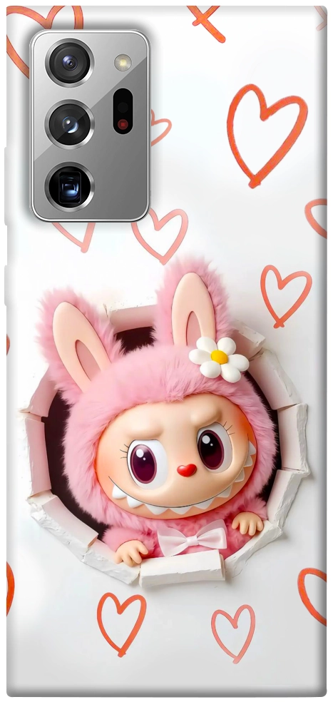 Чохол Labubu paper для Galaxy Note 20 Ultra