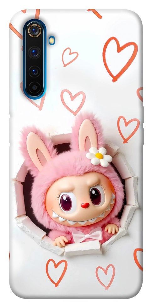 Чехол Labubu paper для Realme 6 Pro