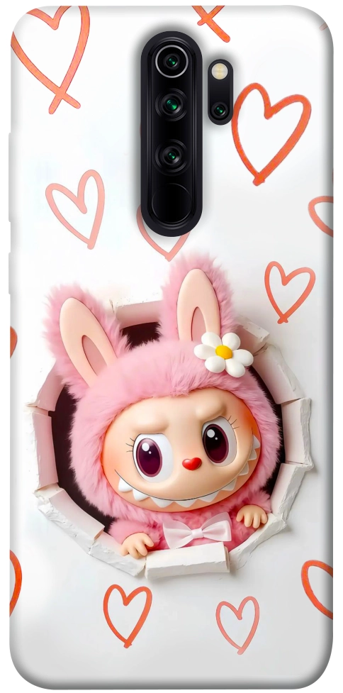 Чохол Labubu paper для Xiaomi Redmi Note 8 Pro