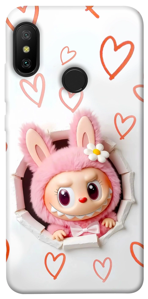 Чехол Labubu paper для Xiaomi Redmi 6 Pro