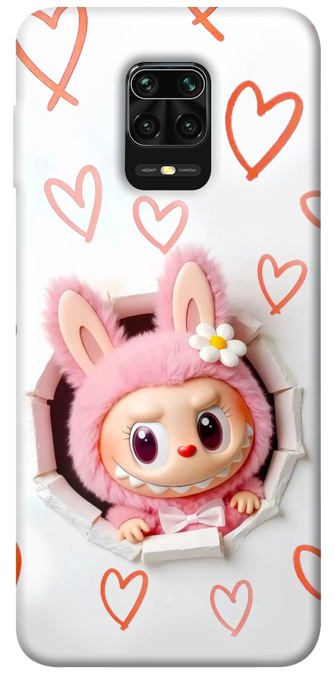 Чохол Labubu paper для Xiaomi Redmi Note 9 Pro