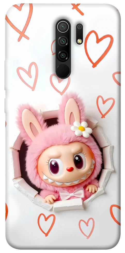 Чохол Labubu paper для Xiaomi Redmi 9