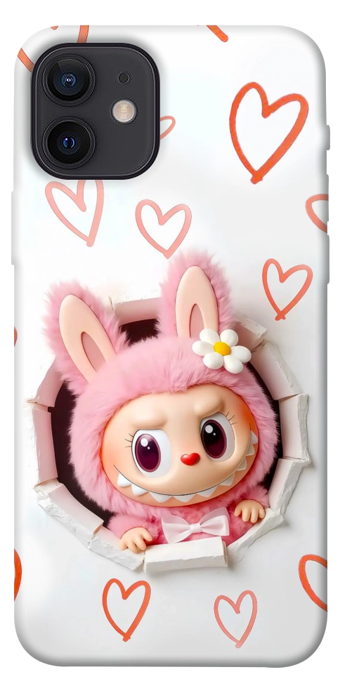 Чехол Labubu paper для iPhone 12