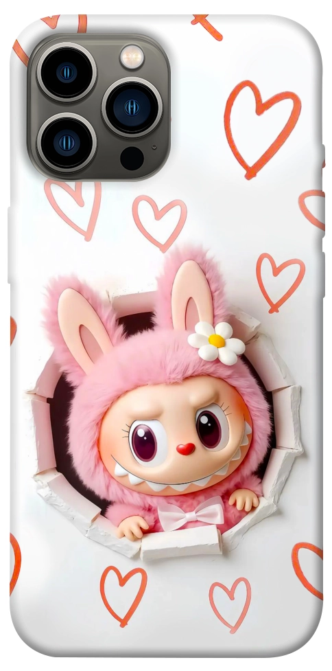 Чохол Labubu paper для iPhone 12 Pro Max