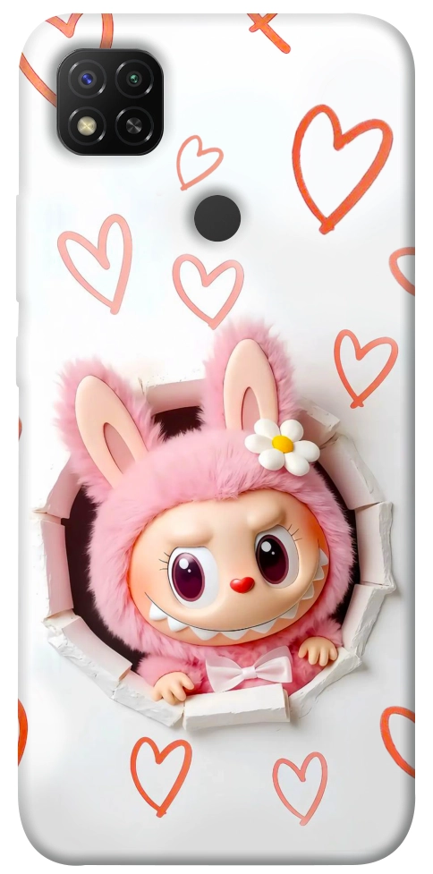 Чехол Labubu paper для Xiaomi Redmi 9C