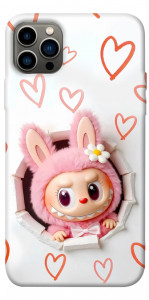 Чохол Labubu paper для iPhone 12 Pro