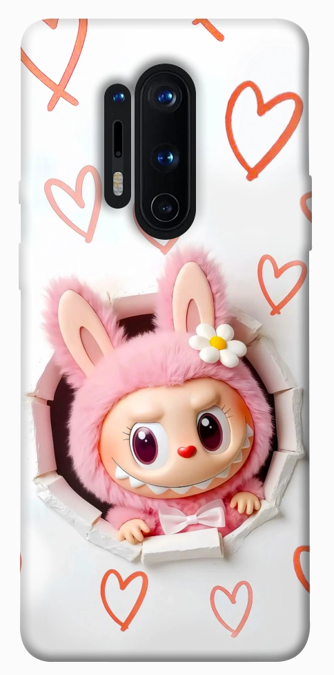 Чехол Labubu paper для OnePlus 8 Pro