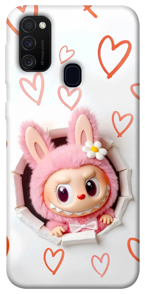 Чохол Labubu paper для Galaxy M30s