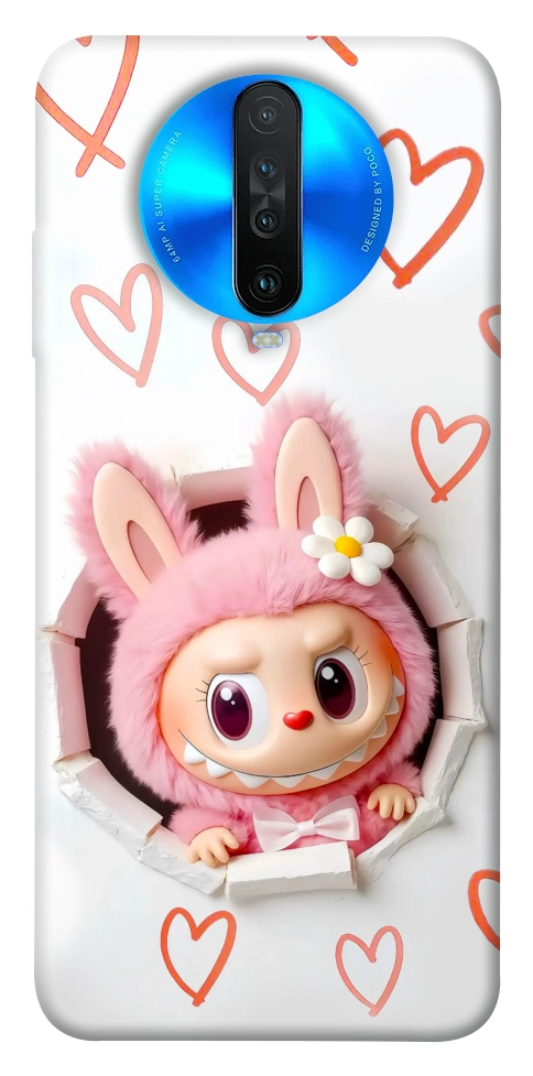 Чохол Labubu paper для Xiaomi Redmi K30