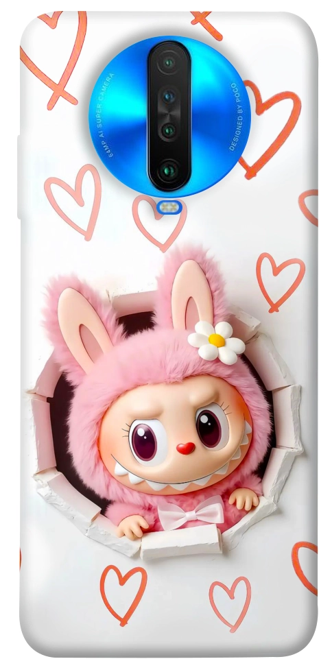 Чехол Labubu paper для Xiaomi Poco X2