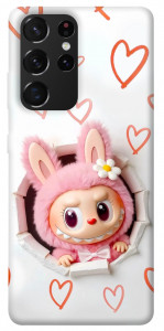 Чехол Labubu paper для Galaxy S21 Ultra