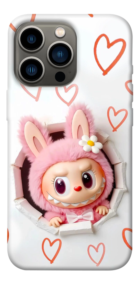 Чехол Labubu paper для iPhone 13 Pro