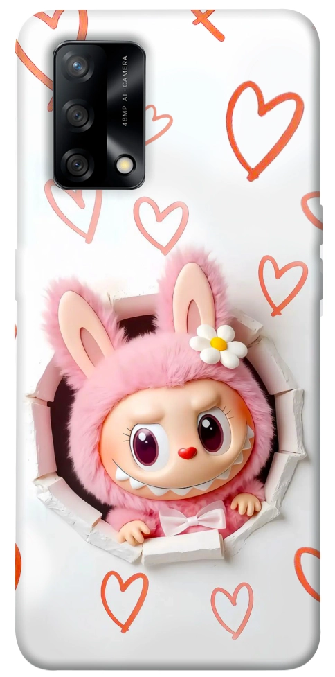 Чехол Labubu paper для Oppo A74 4G