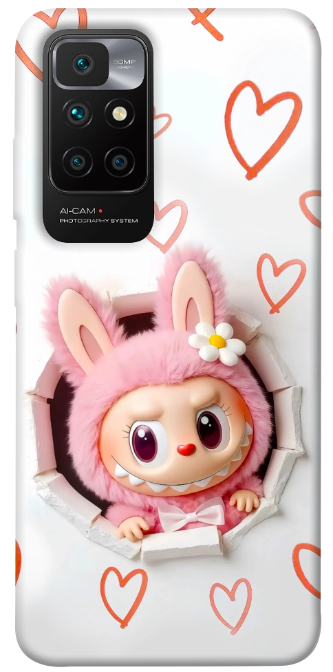 Чохол Labubu paper для Xiaomi Redmi 10