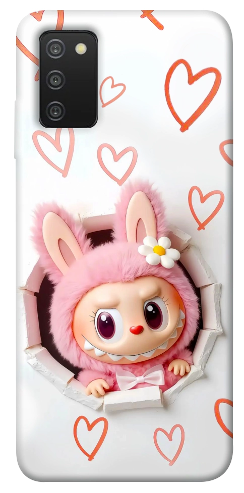 Чохол Labubu paper для Galaxy A03s