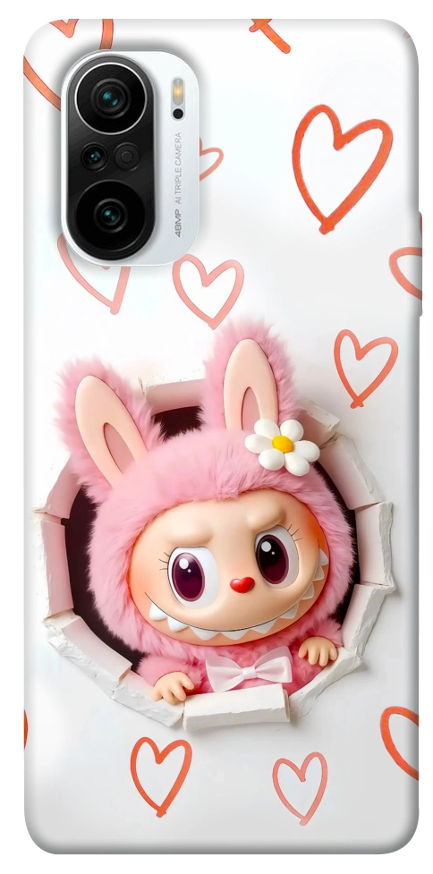 Чехол Labubu paper для Xiaomi Redmi K40