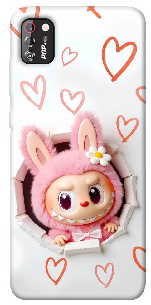 Чохол Labubu paper для TECNO POP 4 Pro