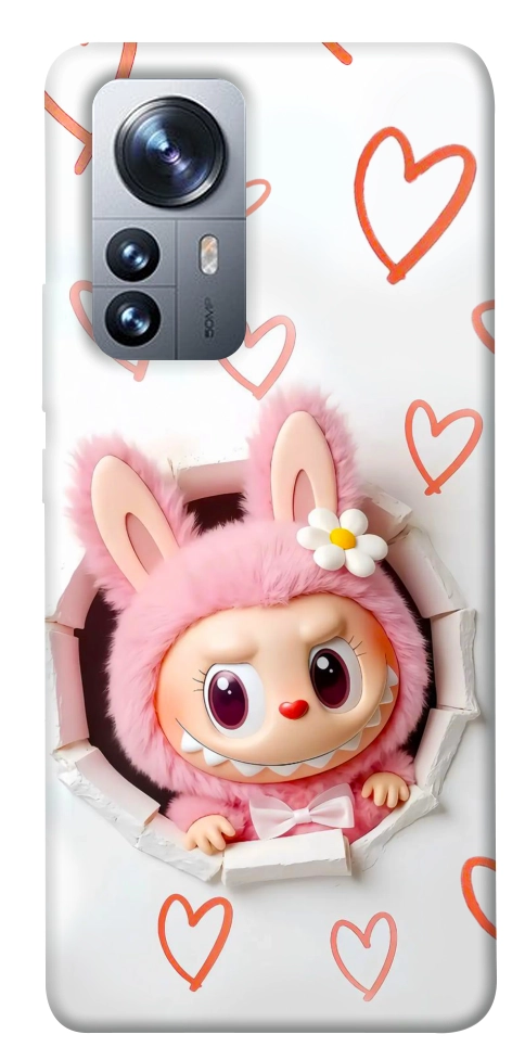 Чехол Labubu paper для Xiaomi 12