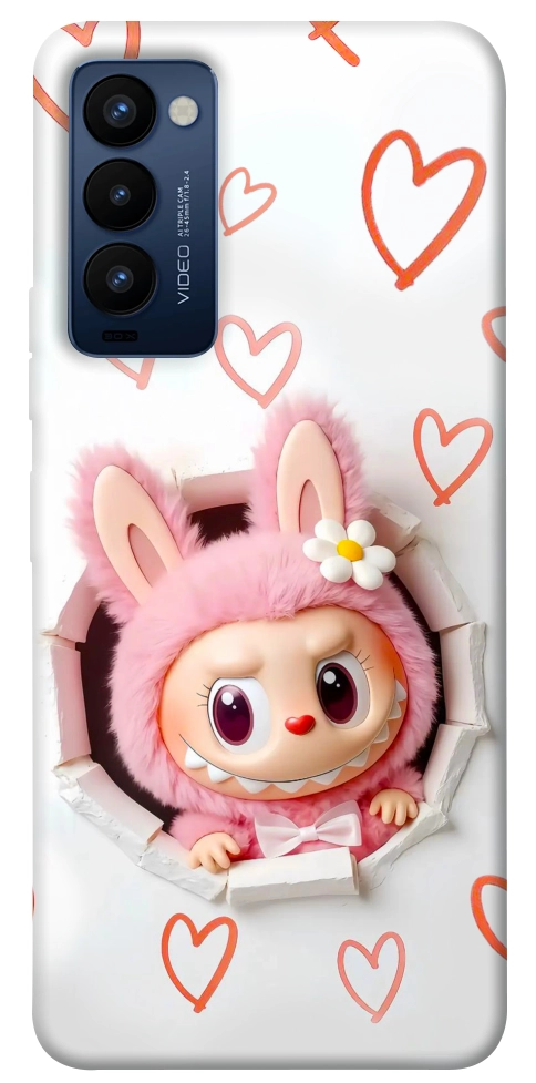 Чехол Labubu paper для TECNO Camon 18