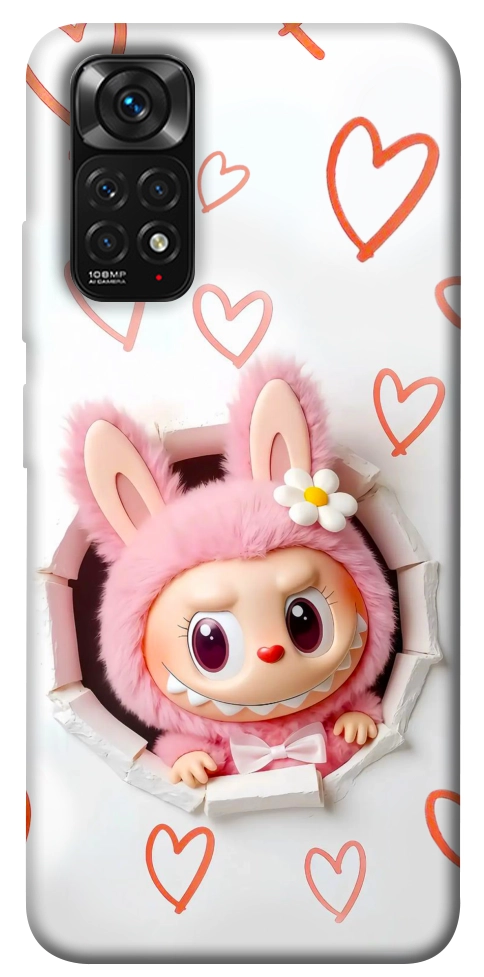 Чохол Labubu paper для Xiaomi Redmi Note 11 (Global)