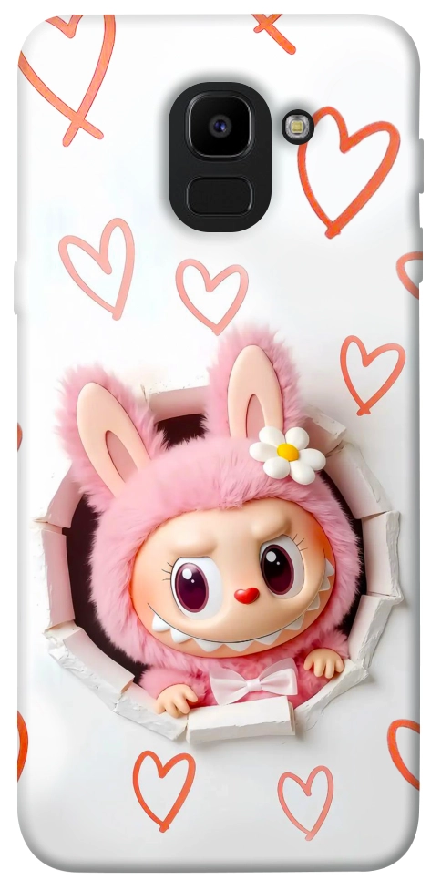 Чехол Labubu paper для Galaxy J6 (2018)