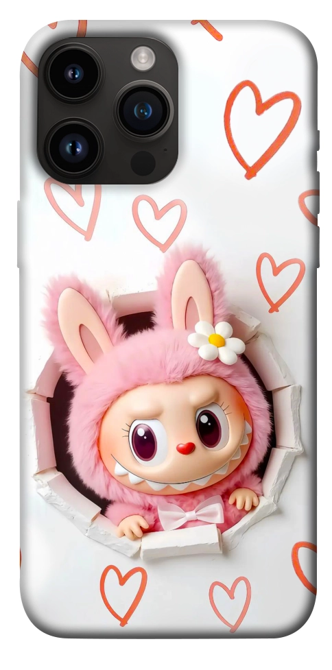 Чехол Labubu paper для iPhone 14 Pro Max
