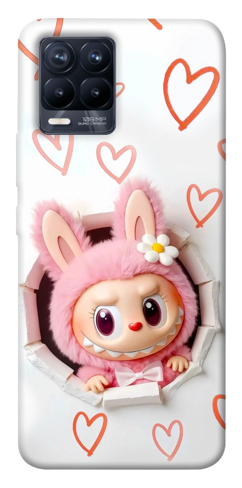 Чехол Labubu paper для Realme 8 Pro