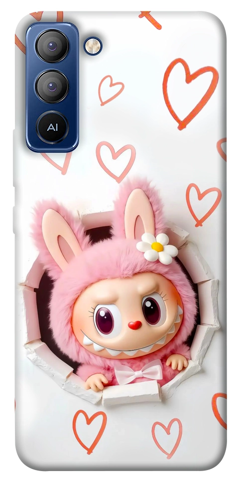 Чехол Labubu paper для TECNO Pop 5 Pro