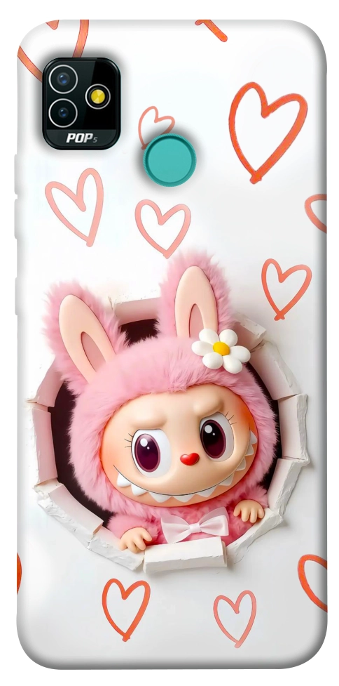 Чехол Labubu paper для TECNO Pop 5