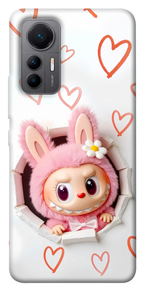 Чехол Labubu paper для Xiaomi 12 Lite