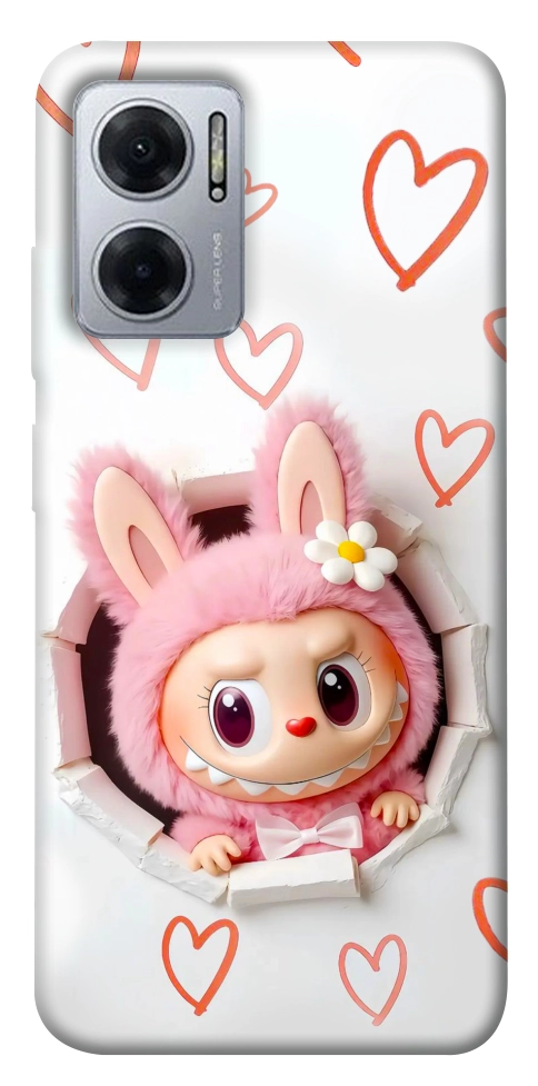 Чехол Labubu paper для Xiaomi Redmi Note 11E