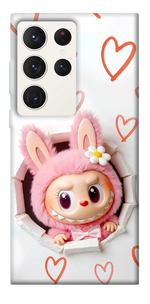 Чохол Labubu paper для Galaxy S23 Ultra