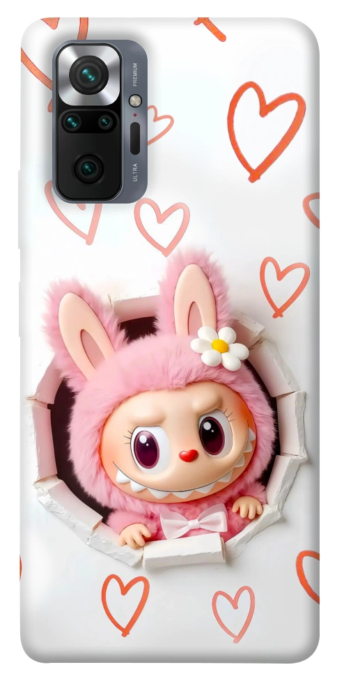 Чехол Labubu paper для Xiaomi Redmi Note 10 Pro Max