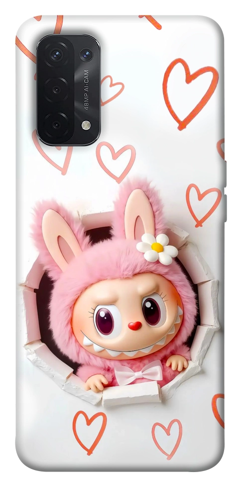 Чохол Labubu paper для Oppo A74 5G