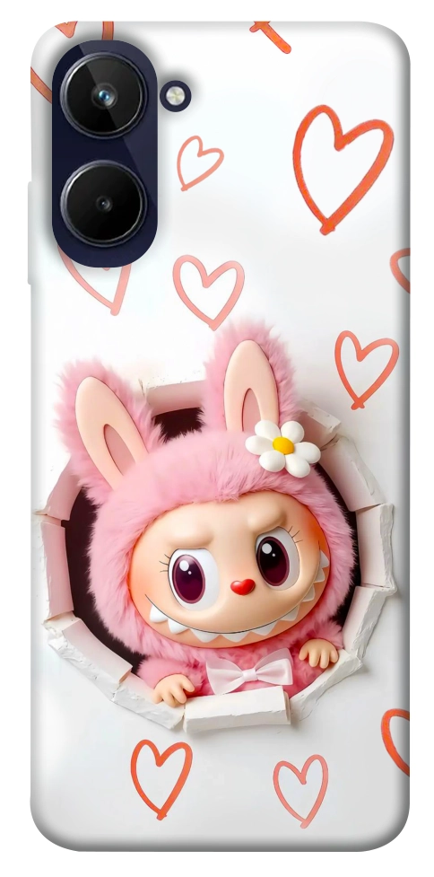 Чехол Labubu paper для Realme 10 4G