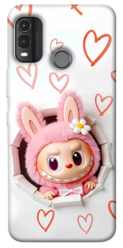 Чехол Labubu paper для Nokia G11 Plus