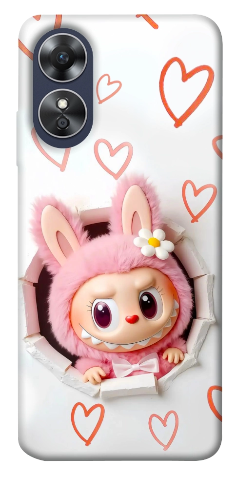 Чехол Labubu paper для Oppo A17