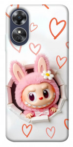 Чохол Labubu paper для Oppo A17