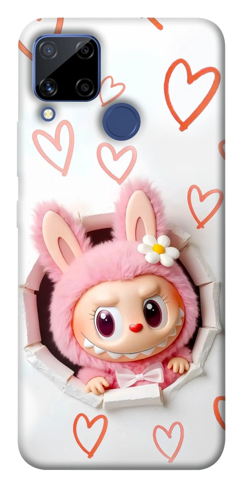 Чехол Labubu paper для Realme C15