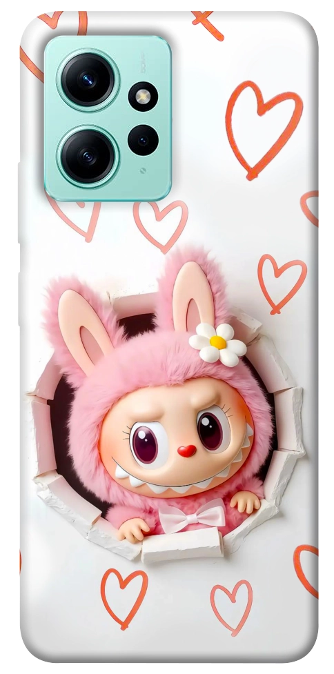 Чохол Labubu paper для Xiaomi Redmi Note 12 4G