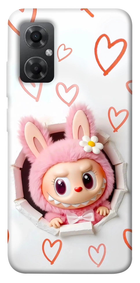Чехол Labubu paper для Xiaomi Redmi Note 11R