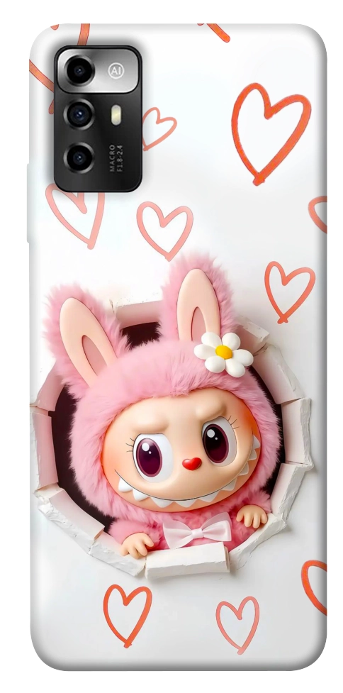 Чехол Labubu paper для ZTE Blade V40 Vita