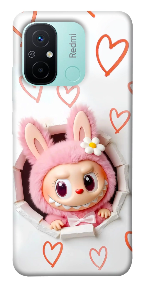 Чехол Labubu paper для Xiaomi Redmi 12C