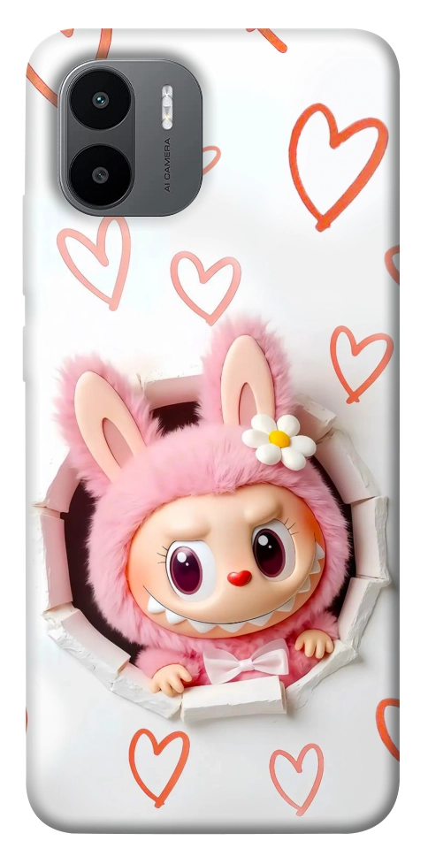 Чехол Labubu paper для Xiaomi Poco C50