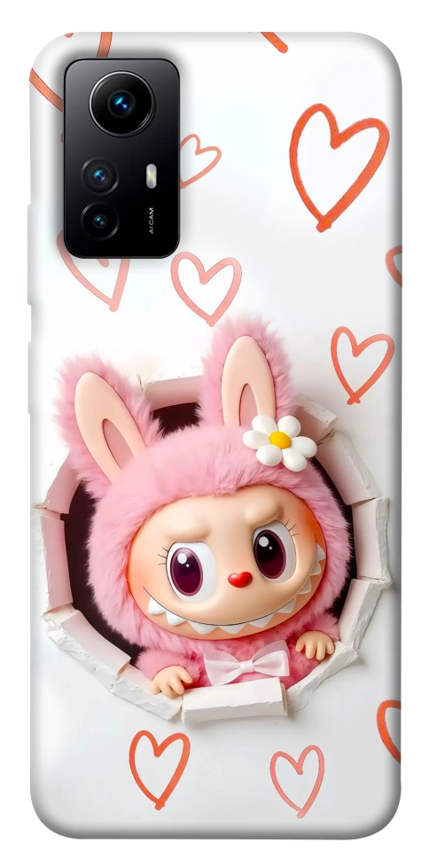 Чехол Labubu paper для Xiaomi Redmi Note 12S
