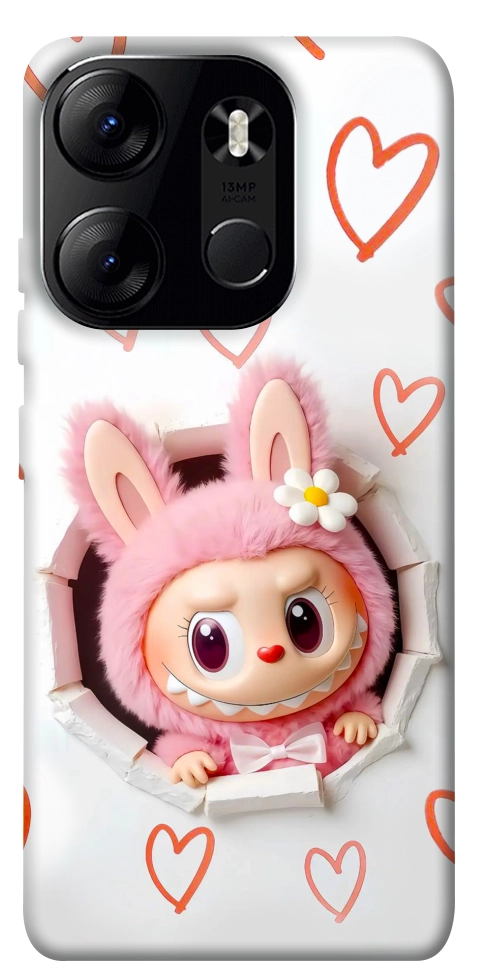 Чохол Labubu paper для Tecno Spark Go 2023