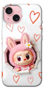 Чохол Labubu paper для iPhone 15