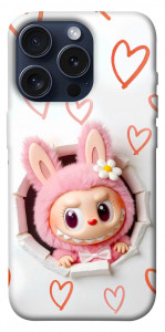 Чехол Labubu paper для iPhone 15 Pro