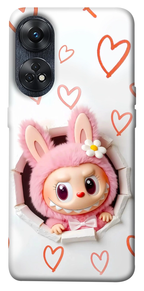 Чохол Labubu paper для Oppo Reno 8 T 4G